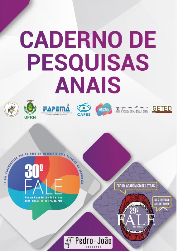 Caderno de pesquisas anais