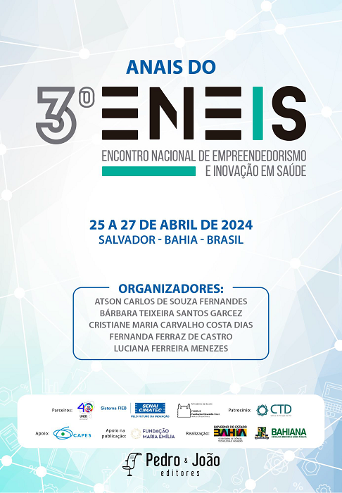 3º Anais do ENEIS - Encontro Nacional de Empreendedorismo e Inovação em Saúde