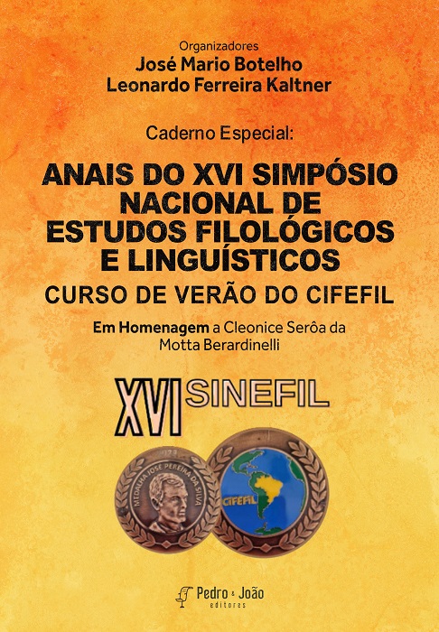 Caderno Especial: Anais do XVI Simpósio Nacional de Estudos Filológicos e Linguísticos